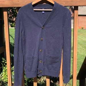 GAP | Navy White Speckled Cardigan